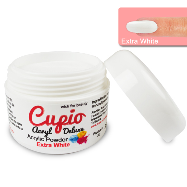 Pudra acrilica Cupio Extra White 35g